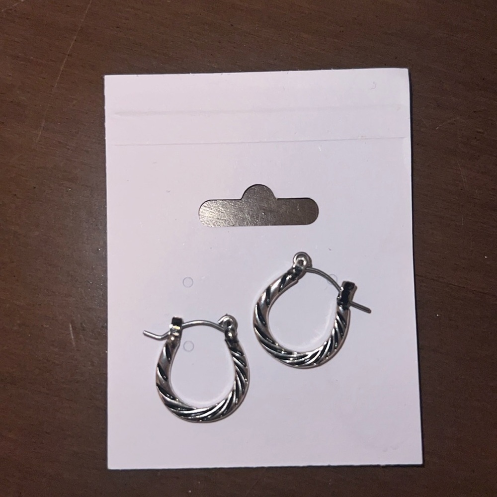 Silver Horseshoe Earrings